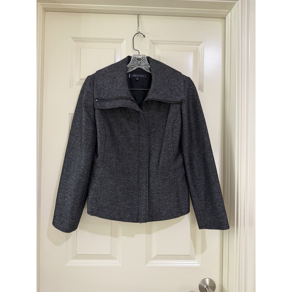 anne klein women wool blend blazer size 6P - Picture 3 of 12